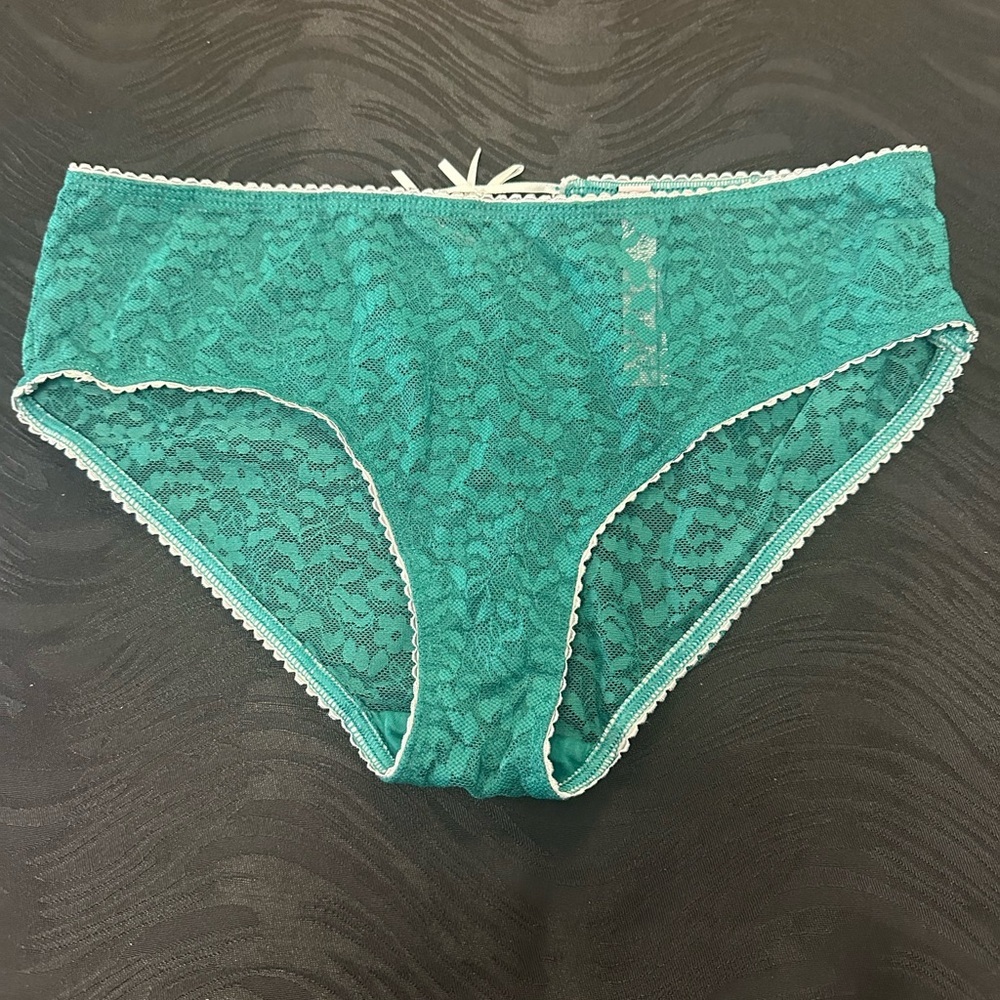 Victoria's Secret Teal Lace Panties